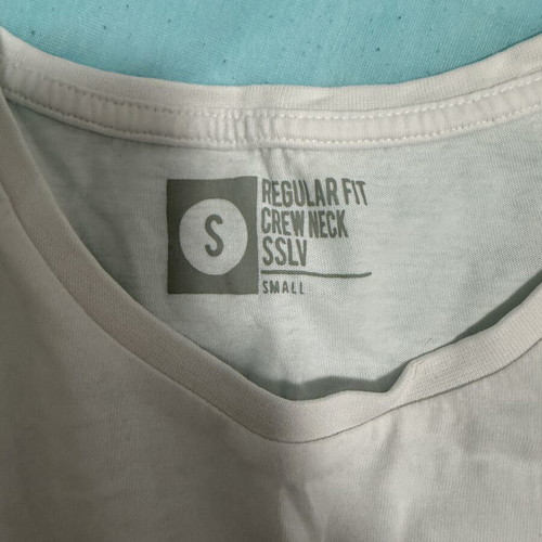 Plain white t shirt small slim fit like new