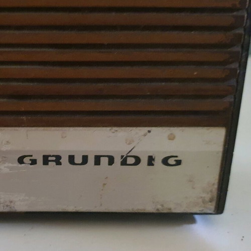 Grundig radio cassette player used, vintage 1960