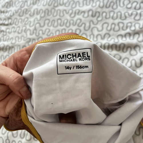 Michael Kors swim suit brand new, size 152-158 cm, beige and brown