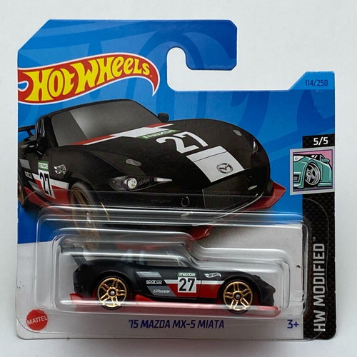 Mazda MX-5 Miata Hot Wheels 1:64 collection, new, pack of 4