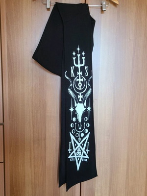 Killstar scarf with hood like new