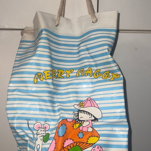 Vinyl bag girl Fraoulitsa like new, 1980s, 19x28cm