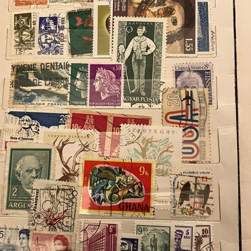 Old stamps like new, 20 pages, collectible from around the world