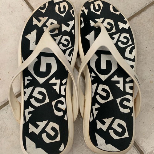 GF Ferre flip flops used, women's size 41