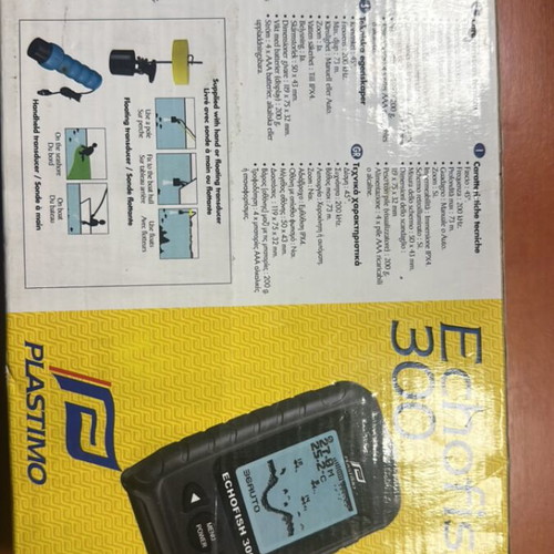 Plastimo Echofish 300 Portable Fish Finder like new with sensor