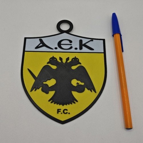 Handmade decorative emblem AEK FC new