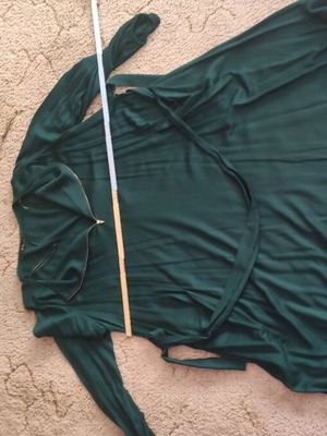 Kazi Line dress dark green size 2 like new with belt