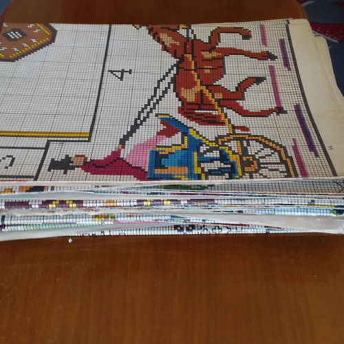 Vintage embroidery magazines, 29 issues with extra patterns