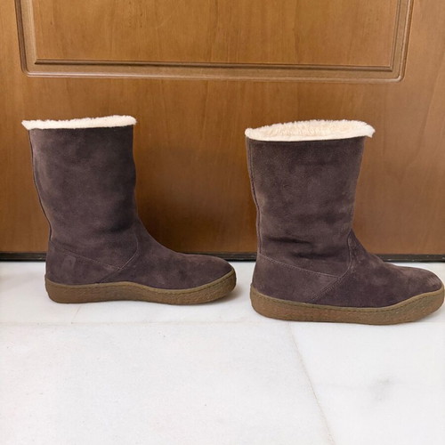 Camper Peu Terreno boots like new, brown nubuck women's