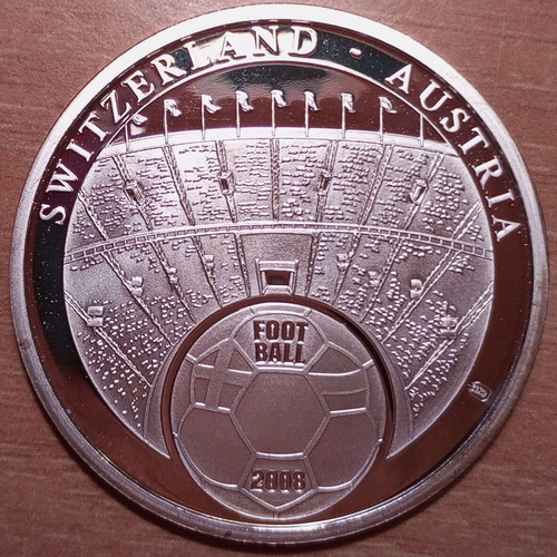 Euro 2008 Commemorative Medal New