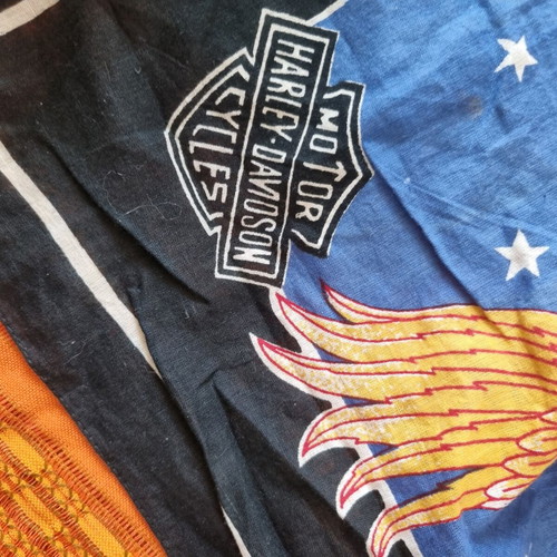 Harley Davidson vintage cotton bandana as new