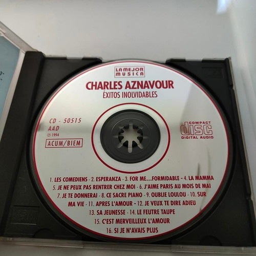 Charles Aznavour Éxitos Inolvidables CD like new