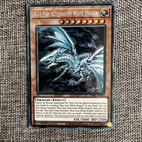 Blue Eyes Alternative White Dragon Secret Rare Mint
