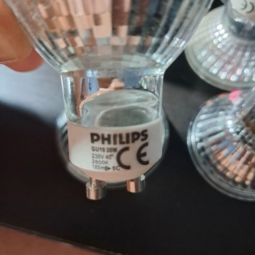 Spot bulbs used, pack of 8, 230V 35W GU10