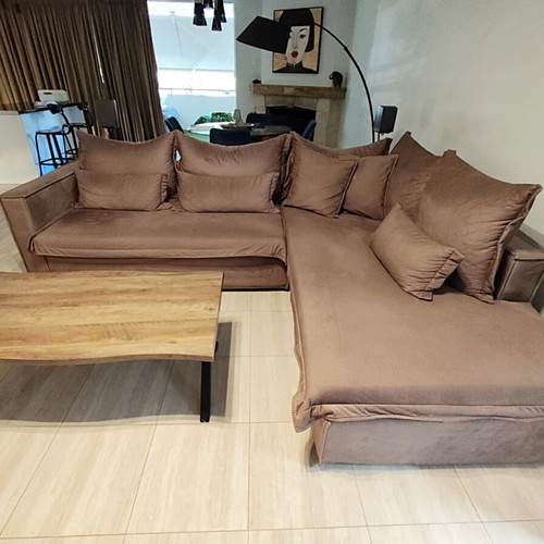 Factory Sofa Tinos corner sofa like new, 220x270 cm, Monolith fabric