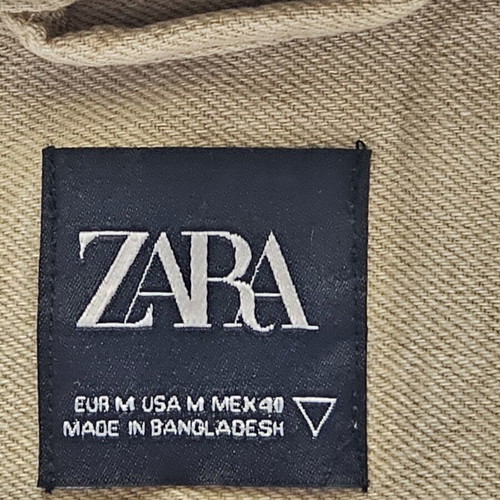 Zara shirt beige size M like new