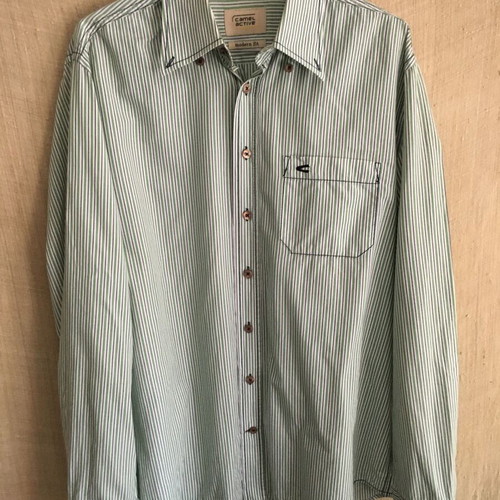 Camel Active striped shirt size L like new, 100% cotton