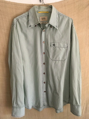 Camel Active striped shirt size L like new, 100% cotton