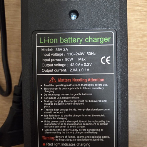 Charger for electric scooters 42V 2A new, compatible with Swagtron, GOTRAX, Jetson
