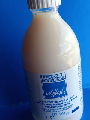 Lefranc & Bourgeois varnish for acrylic paints new, 250ml, matte water-based