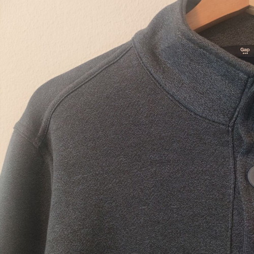 GAP blue/gray men's fleece jacket new size M