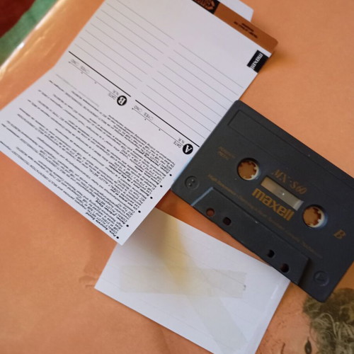 Maxell MX-S60 metal cassette used, high resonance damping