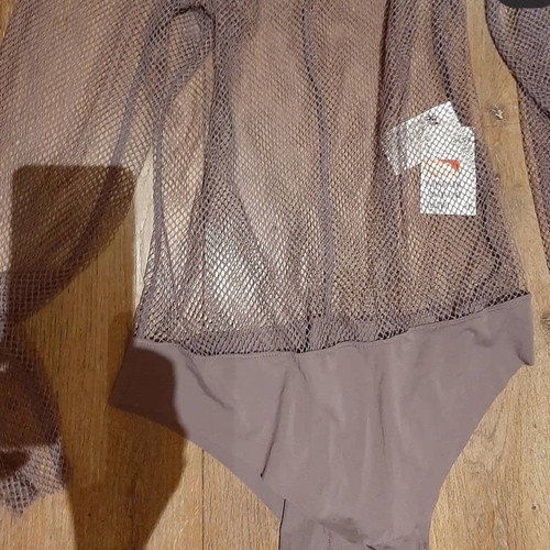 Mesh bodysuit new, purple, size S