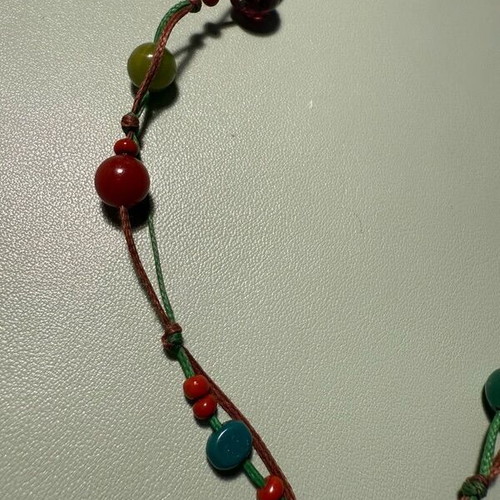 Handmade polymer clay tree necklace like new