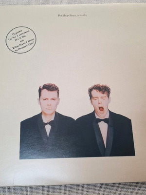 Pet Shop Boys Actually LP σαν καινούργιο, ηλεκτρονική