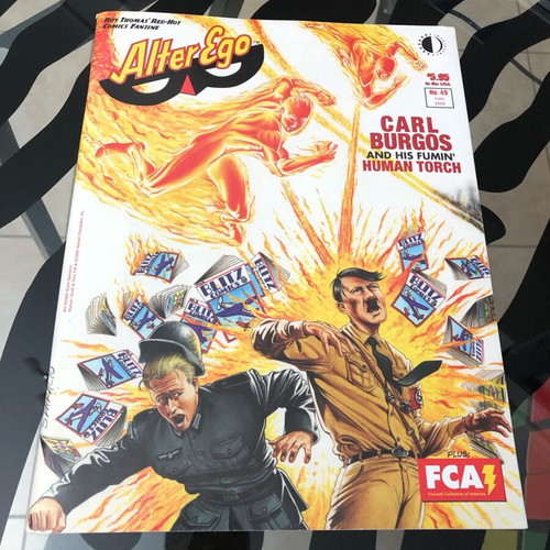 Alter Ego Magazine 49 like new, Human Torch, Sub-Mariner, DC Comics, Marvel