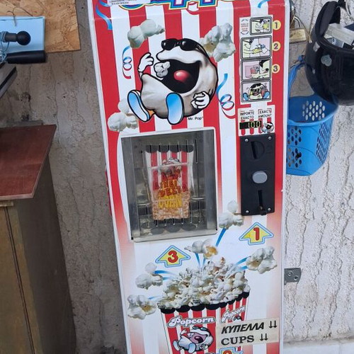 Popcorn vending machine used, needs repair