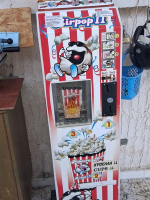 Popcorn vending machine used, needs repair