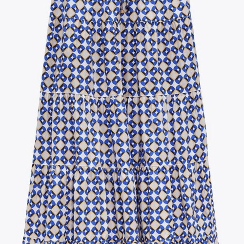Zara maxi skirt with geometric pattern, like new, size XS