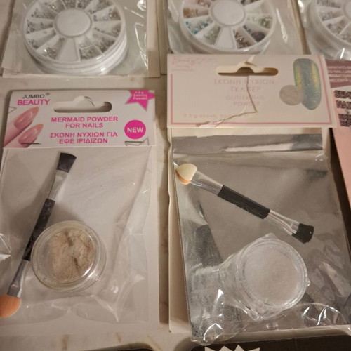 Manicure and pedicure items new in sealed packages
