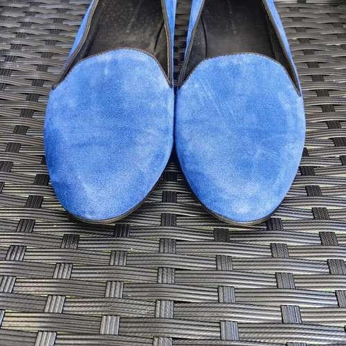 Kurt Geiger ballerinas used, size 40, natural suede, blue