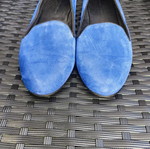 Kurt Geiger ballerinas used, size 40, natural suede, blue