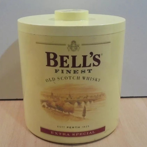 Bell's scotch whisky old promotional plastic ice bucket used