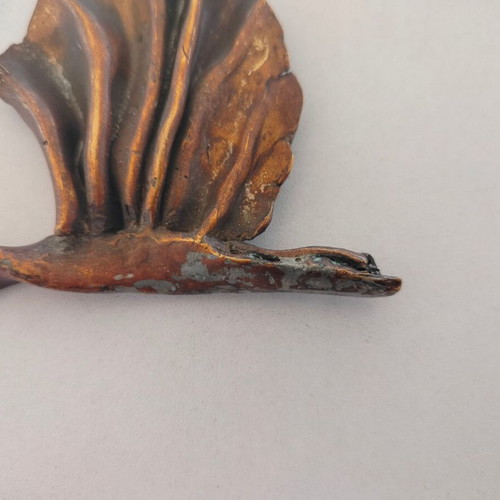 Bronze decorative sculpture used with oxidation
