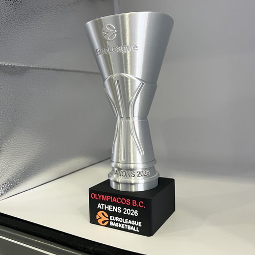 Κύπελλο EuroLeague 2026 Olympiacos έκδοση καινούργιο 3D εκτυπωμένο συλλεκτικό