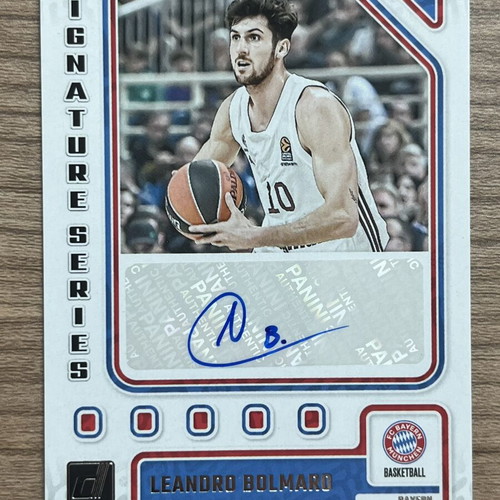 2023-24 Panini Donruss Euroleague Basketball Signature Series Leandro Bolmaro autograph card like new