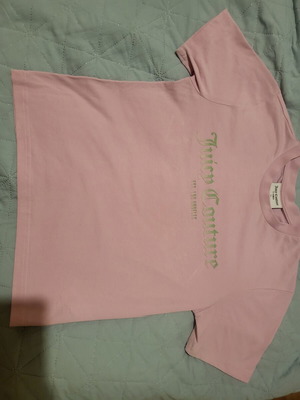 Juicy Couture t shirt pink cotton like new