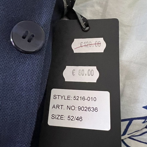 Master Tailor men's suit set 5 pieces new, blue