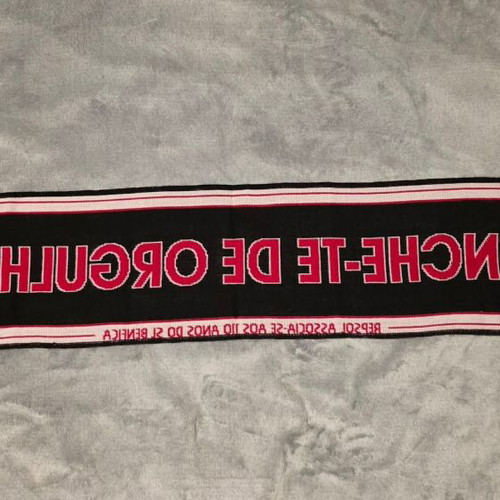 Official SL Benfica 110 Years Anniversary Scarf like new
