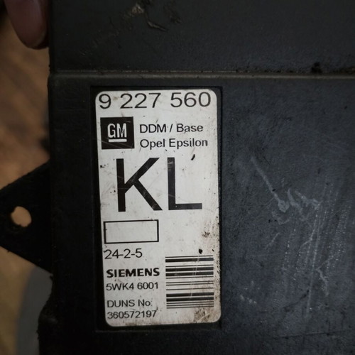 Door module 9227560 for Opel Vectra C used