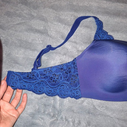 Triumph E85 bra new, sea blue with panel