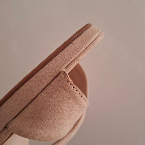 Voi & Noi Nude Powder Heeled Sandals Size 40, Like New