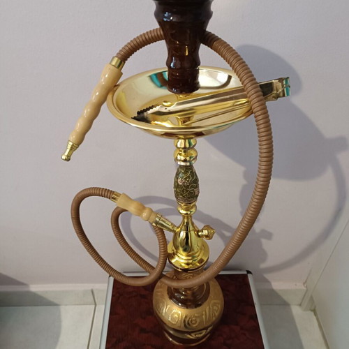 Ager Hookah 64cm like new in case with one hose outlet