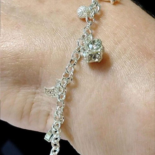 Women's bracelet stainless steel 316 with zircon new