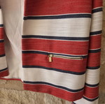 Mango Striped Cropped Jacket Blazer like new, red and blue