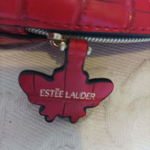 Estée Lauder red handheld bag new